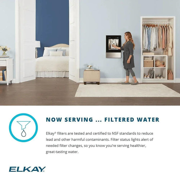 Elkay EZOOSTL8LC Bi-Level ADA Cooler – Hands-Free, Non-Filtered, Refrigerated - The Fountain Direct