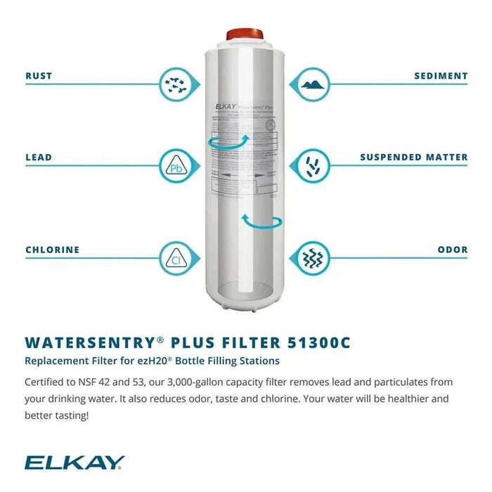 Elkay LZ8WSSSMC ezH2O® Refrigerated Surface-Mounted Bottle Filling Station – 8 GPH, Filtered, Stainless Steel - The Fountain Direct