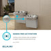 Elkay EZOOSTL8LC Bi-Level ADA Cooler – Hands-Free, Non-Filtered, Refrigerated - The Fountain Direct