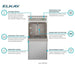 Elkay LZ8WSSSMC ezH2O® Refrigerated Surface-Mounted Bottle Filling Station – 8 GPH, Filtered, Stainless Steel - The Fountain Direct