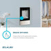 Elkay Manufacturing Liv Pro In-Wall Commercial Filtered Water Dispenser Non-refrigerated Midnight LBWDC00BKC - The Fountain Direct