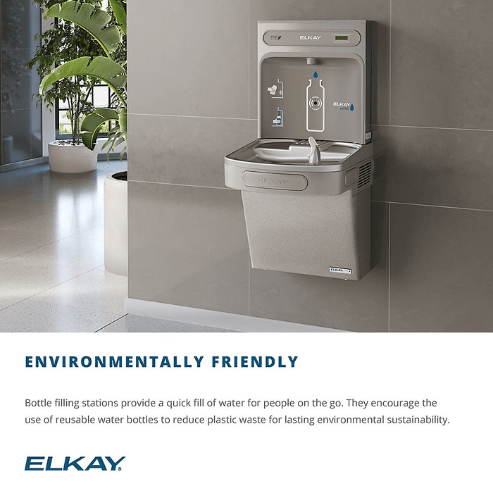 Elkay EZS8WSSK EZH2O® Hands-Free Bottle Filling Station & Cooler – Filtered, 8 GPH Chilled & ADA Compliant - The Fountain Direct 