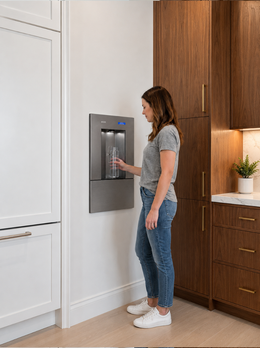 Oasis PWLEBF In-Wall Contactless Bottle Filler, Non-refrigerated, Stainless Steel – Non-Refrigerated