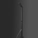 Magnus Black Freestanding Stainless Steel Outdoor Shower Panel with Foot Shower – Brushed Finish - The Fountain Direct