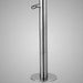 Magnus Outdoor Pool Shower Tower with Foot Shower – Freestanding 316 Stainless Steel Design - The Fountain Direct