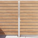 Magnus Freestanding Outdoor Shower Tower with Foot Rinse – Stainless Steel Poolside Panel - The Fountain Direct