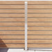 Magnus Freestanding Outdoor Shower Tower with Foot Rinse – Stainless Steel Poolside Panel - The Fountain Direct 