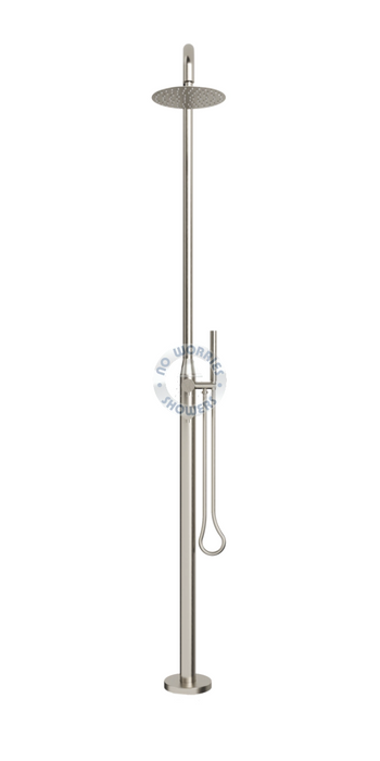 Lamez Silver 316L Marine Grade Stainless Steel Pool Shower – Brushed Nickel Finish