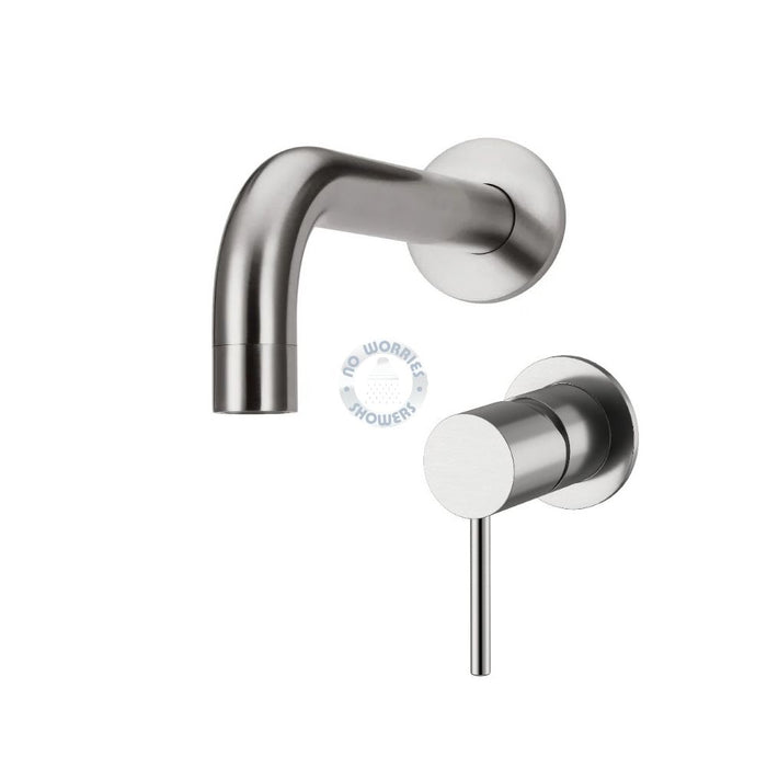 NW Showers Miami all-purpose outdoor faucet and spout set in 316L marine grade stainless steel