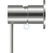 Miami mixer body and wall flange in brushed 316L marine grade stainless steel
