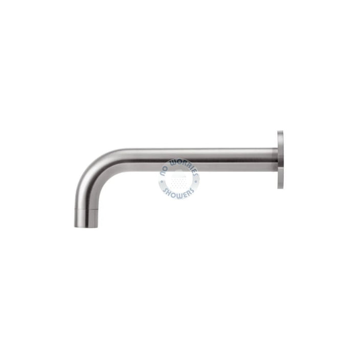 Miami wall-mounted outdoor spout, side profile showing the 8.35 inch projection