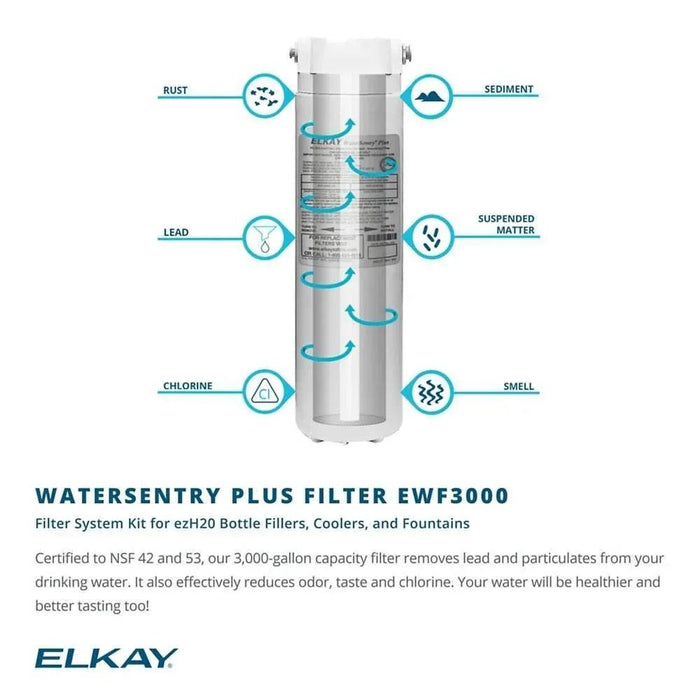 Elkay EMABFTL8WSLK ezH2O® Bottle Filling Station with Bi-Level ADA Cooler, Non-Filtered, Refrigerated - The Fountain Direct