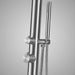 Magnus Rainfall Outdoor Shower Tower with Hand Shower – Stainless Steel Freestanding Unit - The Fountain Direct 