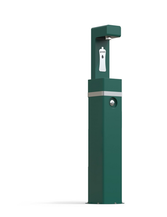 Oasis DGM-BC-GRN Outdoor, Free-Standing Bottle Filler – Non-Refrigerated