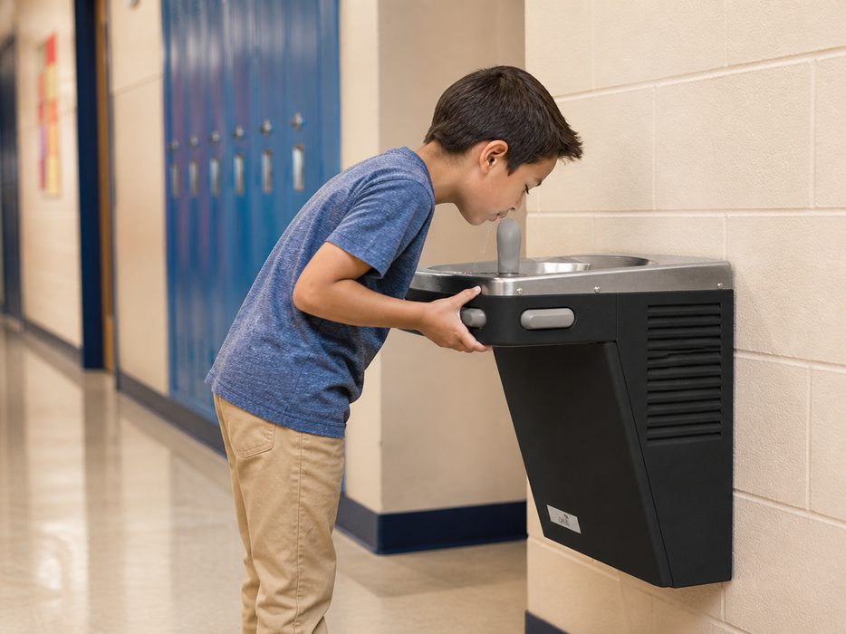 Oasis PG8AC VersaCooler II Single Fountain, Refrigerated, Matte Black Finish – Refrigerated