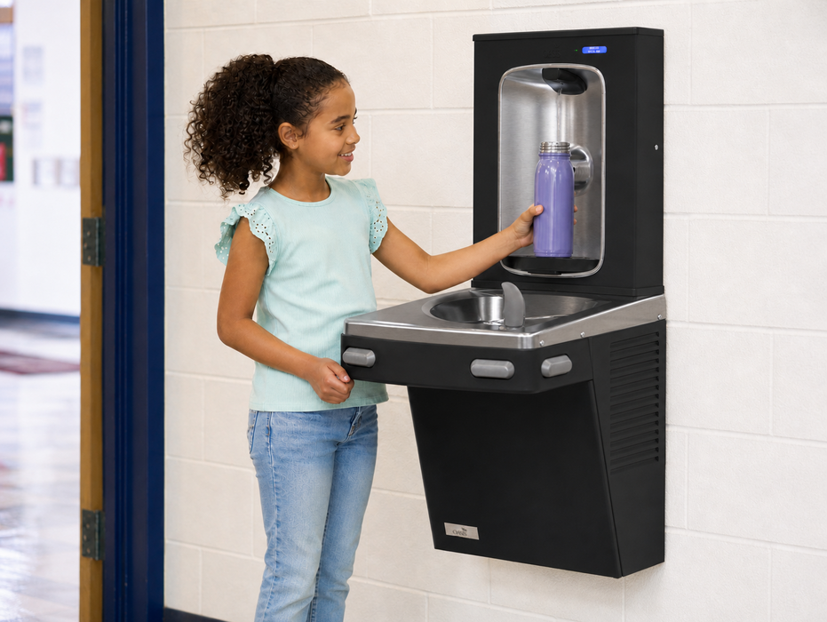 Oasis PG8EBF VersaCooler II with Electronic Bottle Filler VersaFiller Stainless Steel Alcove – Refrigerated