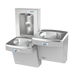 Oasis PG8EBFSLTT bi-level touchless station, Greystone