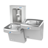 Oasis PG8EBFSLTT bi-level touchless station, Greystone