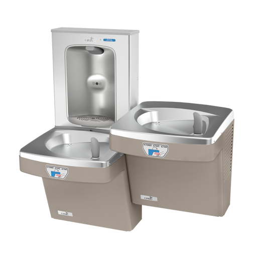 Oasis PG8EBFSLTT bi-level touchless station, Sandstone