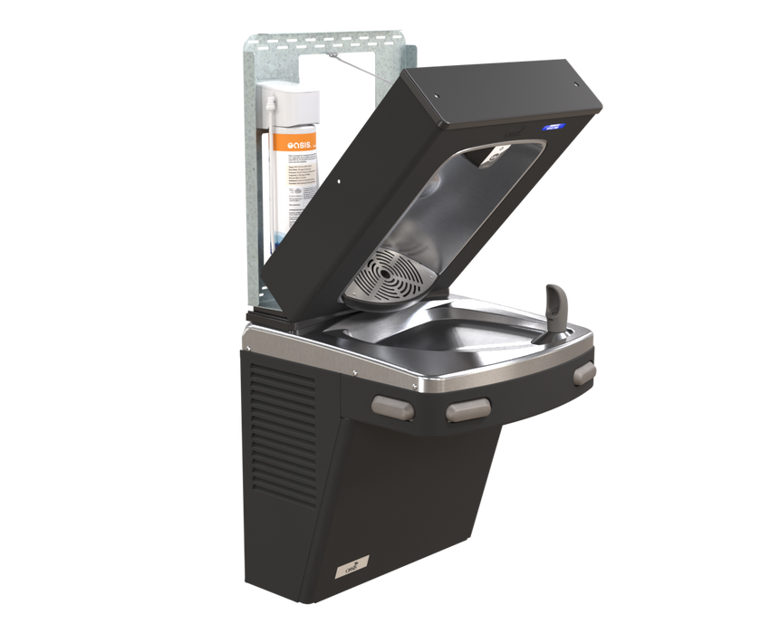 Oasis PG8FEBQ VersaCooler II with QUASAR™ VersaFiller in Stainless Steel Alcove, Refrigerated – Refrigerated