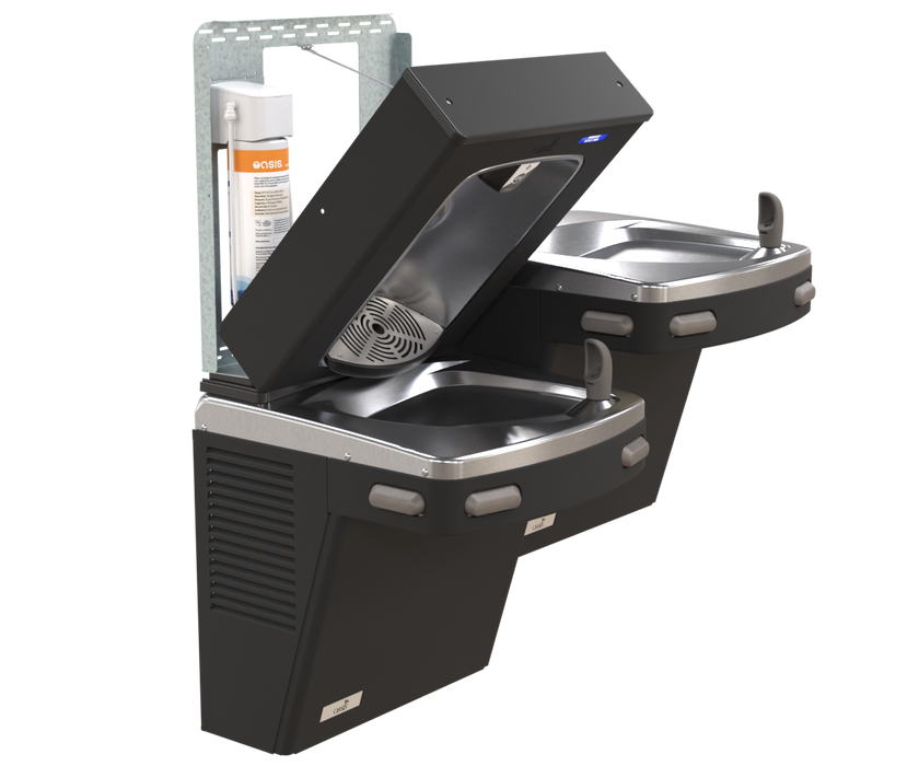 Oasis PG8FEBQSL Universal Bi-Level VersaCooler II with QUASAR™ VersaFiller in Stainless Steel – Refrigerated