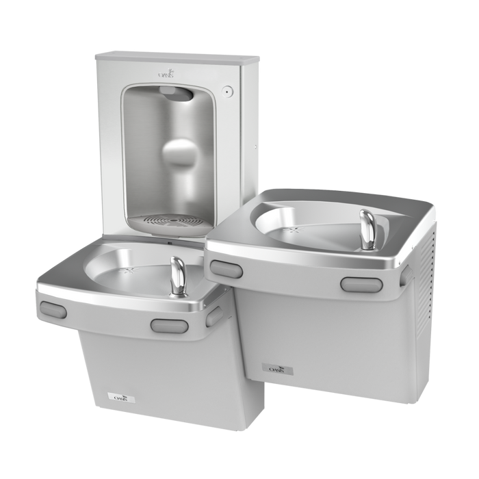Oasis PG8SBFSL Bi-Level VersaCooler II with Vandal Resistant Brass Bubbler and Mechanical Sports Bottle Filler – Refrigerated