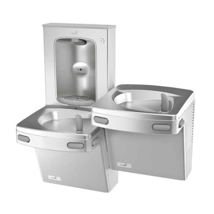 Oasis PG8SBFSL Bi-Level VersaCooler II with Mechanical Bottle Filler, Stainless Steel Alcove – Refrigerated