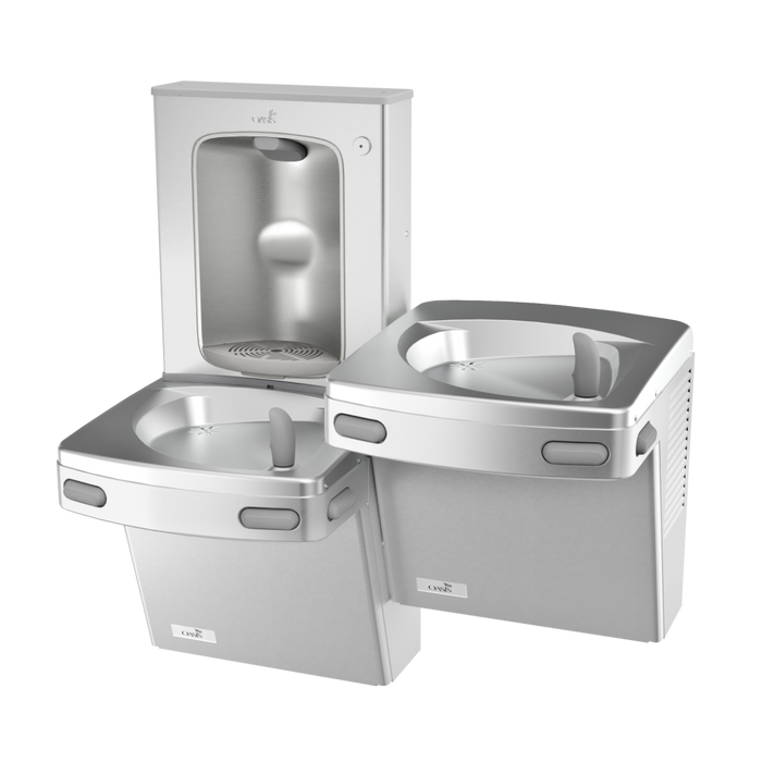 Oasis PG8FSBFSL Bi Level VersaCooler II with Filtered Mechanical Bottle Filler, Stainless – Refrigerated