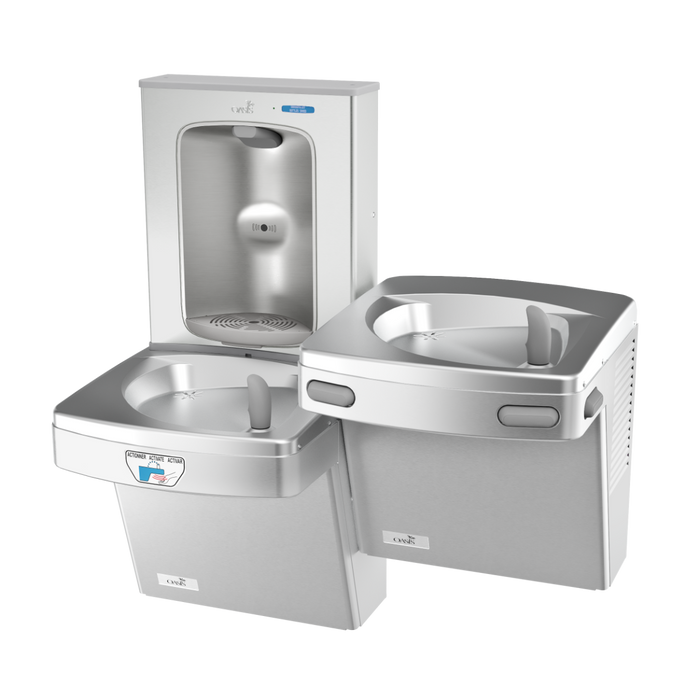 Oasis PG8FEBFSLTM Bi Level Contactless VersaCooler II with Filtered Electronic Bottle Filler – Refrigerated
