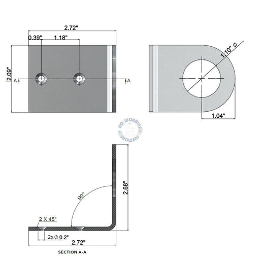 NW Showers 316L Marine Grade Stainless Steel Outdoor Soap, Shampoo & Body Wash Dispenser Bracket - The Fountain Direct