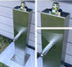 NW Showers Eco-Friendly 316L Stainless Steel Outdoor Foot Shower Station - The Fountain Direct