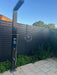 Reno Black ADA 316L Marine Grade Stainless Steel Outdoor Pool Shower Rinse Of Shower - The Fountain Direct 