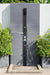 NW Showers Reno Black ADA 316L Marine Grade Stainless Steel Outdoor Pool Shower Rinse Of Shower - The Fountain Direct