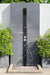 Reno Black ADA 316L Marine Grade Stainless Steel Outdoor Pool Shower Rinse Of Shower - The Fountain Direct 