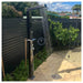 Reno Black ADA 316L Marine Grade Stainless Steel Outdoor Pool Shower Rinse Of Shower - The Fountain Direct 