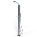 Reno Silver ADA 316L Marine Grade Stainless Steel Outdoor Pool Shower Rinse-Off Shower - The Fountain Direct 