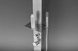 Reno Silver ADA 316L Marine Grade Stainless Steel Outdoor Pool Shower Rinse-Off Shower - The Fountain Direct 