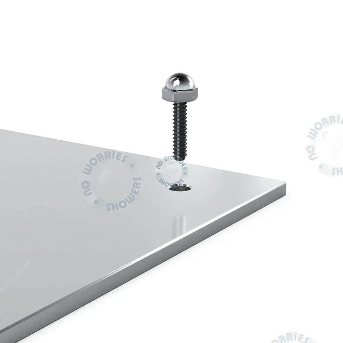 NW Showers Reno Silver ADA 316L Marine Grade Stainless Steel Outdoor Pool Shower Rinse-Off Shower - The Fountain Direct