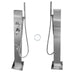 NW Showers Rio 316L Marine Grade Stainless Steel Outdoor Wash Station with Hose Bib and Hand Shower - The Fountain Direct