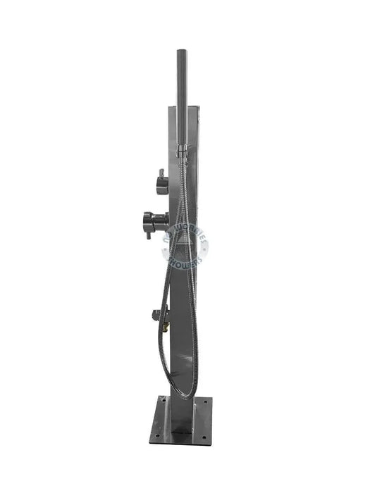Rio 316L Marine Grade Stainless Steel Outdoor Wash Station with Hose Bib and Hand Shower - The Fountain Direct 