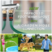Rio 316L Marine Grade Stainless Steel Outdoor Wash Station with Hose Bib and Hand Shower - The Fountain Direct 