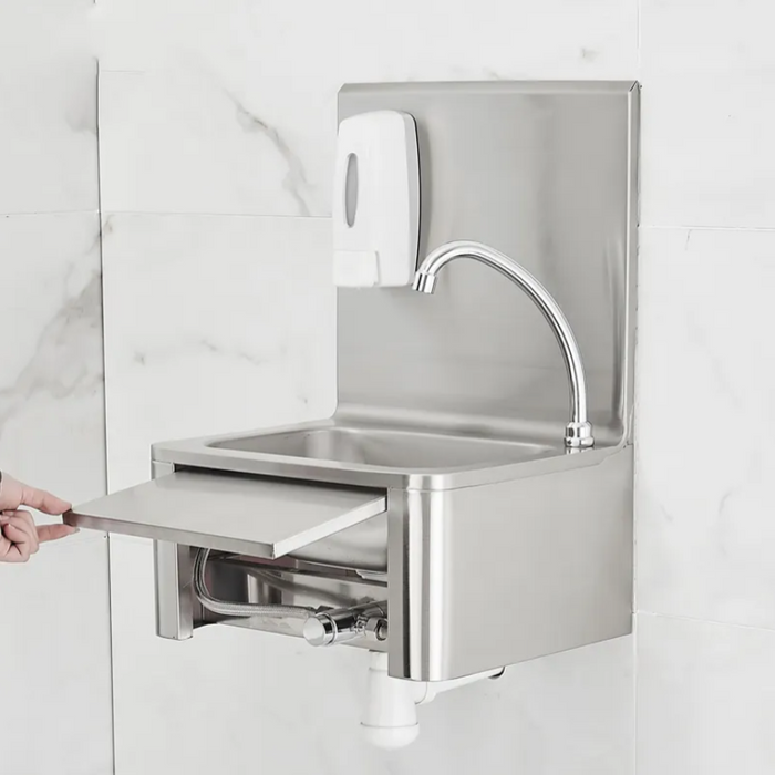 Wall-Mounted Hand Washing Station