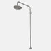 Magnus Outdoor Wall-Mounted Stainless Steel Exposed Shower - Rainfall Shower - The Fountain Direct