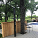 Toorak Black 316L Outdoor Waterfall Pool Shower Rinse-Off Shower - The Fountain Direct 