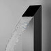 Toorak Black 316L Outdoor Waterfall Pool Shower Rinse-Off Shower - The Fountain Direct 