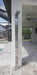 Windsor Silver Pool Shower with Handheld, Foot Wash & Rainfall Head - The Fountain Direct 